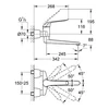 Kép 2/2 - Grohe Euroeco Special egykaros fali mosdócsaptelep 32775 000 (32775000)