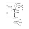 Kép 2/2 - Grohe Euroeco Speciál egykaros orvosi csaptelep 32790 000 (32790000)