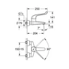 Kép 2/2 - Grohe Euroeco Speciál egykaros orvosi csaptelep 32795 000 (32795000)