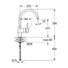 Kép 2/2 - Grohe Minta egykaros mosogató csaptelep 32917 DC0 (32917DC0)