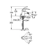 Kép 2/2 - Grohe Eurosmart egykaros bidécsaptelep láncszemmel 32927 002 (32927002)