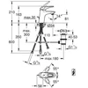 Kép 2/2 - Grohe Eurostyle egykaros mosdócsaptelep S méret, nyílt rendszerű vízmelegítőkhöz 33561 003 (33561003)