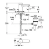 Kép 2/2 - Grohe Eurosmart Cosmopolitan S önelzáró, keverős mosdócsaptelep 36318 000 (36318000)