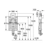 Kép 3/3 - Grohe Uniset 38785 000 falba építhető vizelde szerelő elem (38785000)