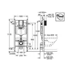 Kép 2/2 - Grohe Rapid SL Projekt wc tartály (szerelőelem) fali WC-hez 38840 000 (38840000) (38528 kiváltója)
