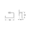 Kép 2/2 - Grohe Essentials Cube törölközőtartó gyűrű 40510 001 (40510001)