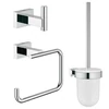 Kép 1/2 - Grohe ESSENTIALS CUBE 3IN1 fürdőszobai kiegészítő szett 40757 001 (40757001)