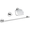 Kép 1/2 - Grohe Essentials 3 in 1 fürdőszobai kiegészítő szett 40775 001 (40775001)