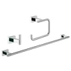 Kép 1/2 - Grohe Essentials Cube 3 in 1 fürdőszobai kiegészítő szett 40777 001 (40777001)