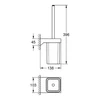 Kép 2/2 - Grohe Selection Cube wc kefe 40857 000 (40857000)