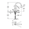 Kép 2/2 - Grohe BauEdge egykaros mosogatócsaptelep 31367001 (31367001)