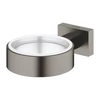 Kép 2/2 - GROHE Essentials Cube tartókonzol matt hard grafit 40508AL1