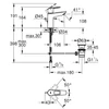 Kép 2/5 - Grohe BauLoop Egykaros mosdócsaptelep 1/2″ M-es méret króm 23762001