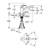 Kép 2/4 - Grohe Eurosmart Egykaros mosogatócsap 1/2″ króm 30305001