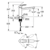 Kép 2/4 - Grohe Eurosmart Egykaros mosogatócsap 1/2″ króm 30463000