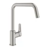 Kép 1/5 - Grohe Eurosmart Egykaros mosogatócsap 1/2″ matt szuperacél 30567DC0