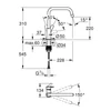 Kép 2/5 - Grohe Eurosmart Egykaros mosogatócsap 1/2″ matt szuperacél 30567DC0