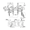 Kép 2/2 - Grohe Grandera 4-lyukas kádcsaptelep warm sunset 19936DA0