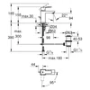 Kép 2/2 - Grohe Sail Cube Egykaros mosdócsaptelep 1/2″ S-es méret króm 23435000