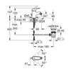 Kép 2/2 - Grohe Start Flow Egykaros bidécsaptelep 1/2″ króm 23770000