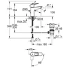 Kép 2/5 - Grohe BauLoop Egykaros mosdócsaptelep 1/2″ M-es méret króm 23887001