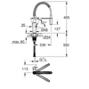 Kép 2/2 - Grohe Get Egykaros mosogatócsap 1/2″ króm 30361000