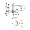 Kép 2/2 - Grohe Wave Cosmopolitan Egykaros mosogatócsap 1/2″ króm 31316000