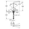 Kép 2/3 - Grohe Minta Egykaros mosogatócsap 1/2″ matt cool sunrise 31375GN0