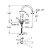 Kép 2/2 - Grohe Start Curve Egykaros mosogatócsap 1/2″ króm 31554001