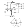 Kép 2/4 - Grohe Start Curve Egykaros mosogatócsap 1/2″ króm 31717000