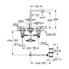 Kép 4/4 - Grohe Allure 3-lyukas mosdócsaptelep, 1/2″ M-es méret 20188001