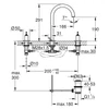 Kép 4/4 - Grohe Atrio Private Collection 3-lyukas mosdócsaptelep, 1/2″ L-es méret 20593GL0