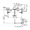 Kép 4/4 - Grohe Allure Brilliant 3-lyukas mosdócsaptelep, 1/2″ M-es méret 20626AL0