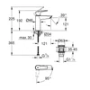 Kép 4/4 - Grohe Start Egykaros mosdócsaptelep 1/2″ M-es méret 23746002 Cold Start