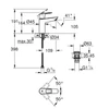 Kép 4/4 - Grohe BauLoop Egykaros mosdócsaptelep 1/2″ M-es méret 23886001