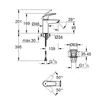 Kép 4/4 - Grohe Eurosmart Egykaros mosdócsaptelep 1/2″ S-es méret 23922003