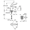 Kép 4/4 - Grohe Eurosmart Egykaros mosdócsaptelep 1/2″ S-es méret 23982003