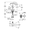 Kép 3/3 - Grohe Atrio Egykaros mosdócsaptelep 1/2″ M-es méret 24363DA0