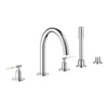 Kép 2/5 - Grohe Atrio Private Collection 5-lyukas kádkombináció 25224000