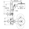 Kép 3/3 - Grohe Vitalio Joy System 310 Zuhanyrendszer termosztátos csapteleppel, falra szereléshez 26401001