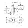 Kép 4/4 - Grohe Rainshower SmartActive 310 Termosztátos zuhanyrendszer falra szerelésre 26836000