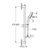 Kép 4/4 - Grohe Tempesta Cube 110 Sines zuhanyszett 3 spray (Rain, Jet, Massage) 27579003