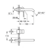 Kép 2/2 - Grohe Essence 2-lyukas mosdócsaptelep M-es méret 29192AL1