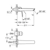 Kép 4/4 - Grohe Eurosmart 2-lyukas mosdócsaptelep M-es méret 29338003