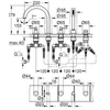Kép 3/3 - Grohe Atrio 5-lyukas kádkombináció 29407000