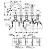 Kép 3/3 - Grohe Atrio 5-lyukas kádkombináció 29408DC0