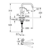 Kép 5/5 - Grohe Start Egykaros mosogatócsap 1/2″ 30470000