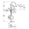 Kép 5/5 - Grohe BauEdge Egykaros mosogatócsap 1/2″ 30536000