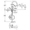 Kép 5/5 - Grohe BauLoop Egykaros mosogatócsap 1/2″ 30543000