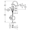 Kép 5/5 - Grohe StartLoop Egykaros mosogatócsap 1/2″ 30556000